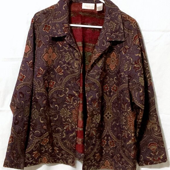Studio Works 2x - Floral Brocade Jacket - Picture 1 of 4